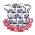 thumbnail image 1 of Xihbxyly Delantal para Gallinas, Funda Protectora para Alas, Correa Elástica Ajustable, Protector de Plumas, Elegante Diseño de Frutas, Reutilizable y Lavable, Tamaño 22 X 23 Cm, 1 of 6