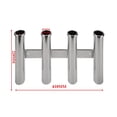 thumbnail image 2 of Boat Accessories Wall-Mounted Stainless Steel Fishing Rod Holder Fishing Pod Rack For Marine Boat Camper RV ,Long Lasting, 2 of 4