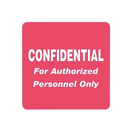 UPC: 0084371405701 | Tabbies 40570 Medical Labels for Confidential  2 x 2  Red  500/Roll