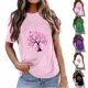thumbnail image 1 of Fiudx Ofertas Flash Del Día Solo En Línea Camisa de Pollo de Moda para Mujer Linda Granja Camisetas Mamá Causal Manga Corta Camisetas Tops Blusas, 1 of 4