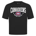 thumbnail image 2 of Men's Levelwear Black Montreal Canadiens Luxe Signature Knit T-Shirt, 2 of 3