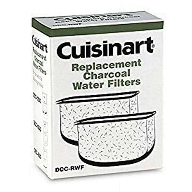 Filtros de agua de repuesto Cuisinart Charcoal (juego de 2)