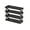 Black, variant on Shoe Rack, Household Storage Organizer, Multi-Layer Steel Tube Shoe Cabinet for Dormitory Entryway Bedroom, Modern Durable Design, Easy to Clean, Space Saving