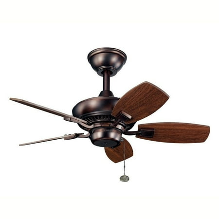 

Kichler Canfield 30 Oil Brushed Bronze Outdoor Ceiling Fan with Pull Chain