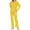 Yellow, variant on uublik Womens Pajamas Set Long Sleeve Tops and Long Pants Soft Comfy Pajamas Set 2 Piece Outfits