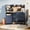 Blue, variant on Treocho Kids Desk and Chair Set 41.3", Tiltable Desktop, Corkboard, Ages 5-12, Pink