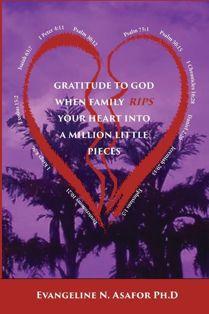 Gratitude To God When Family Rips Your Heart Into A Million Little Pieces Paperback Walmart Com Walmart Com