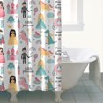 thumbnail image 4 of Fantasy Princess Pattern Shower Curtain 72"x72" ,Bathroom Decorative Shower Curtains Set with 12 Hooks,Modern Waterproof Washable Shower Curtain, 4 of 6