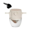 thumbnail image 2 of GUOOL Paperless Pour Over Coffee Maker, Mesh , Coffee Accessories for the Office White, 2 of 9