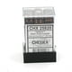 thumbnail image 3 of Set de dados Chessex DND D&D 36 Poliédrico Gris Oscuro Cobre, 3 of 5