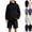 02# Black, variant on Mens Tracksuit Casual 2 Piece Waterproof Rain Jacket and Cargo Shorts Set Athletic Jogging Sports Outfits,Dark Gray,L