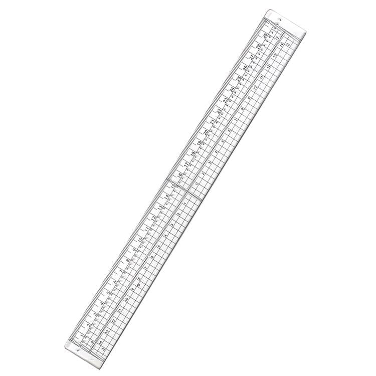 nellie s choice cutting ruler with metal strip walmart com