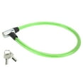 thumbnail image 1 of Bike Lock Cable, Bicycle Lock Cable Easy Operation Two Keys  For Motorcycle For Bike For Gate Green, 1 of 8
