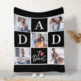 thumbnail image 3 of Custom Photo Collage Blanket for Family, Customized Bed Blanket with 10 Pictures & Text for Best Friends Kids Personalized Your Own Photos on Throw Blanket for Birthday Memorial Gifts A Blankets, 3 of 5