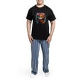 thumbnail image 5 of CafePress - Cute Cat Watercolor Pajamas - Men's Dark Loose Fit Cotton Pajama Set, 5 of 7