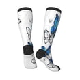 thumbnail image 4 of Balery Blue Flying Butterflies Fun Novelty Socks Men'S Women'S Crew Socks Funny Crazy Novelty Socks Quirky And Cool Socks, 4 of 9