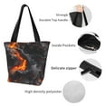 thumbnail image 4 of Easygdp Molten Lava Abstract Flow Shoulder Bags for Women,Crossbody Bags Shoulder Purse Handbag for Women, 4 of 6
