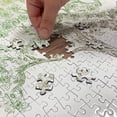 thumbnail image 4 of Ambesonne Tree Jigsaw Puzzle Durable Cardboard, Doodle Style Oak Foliage, 1000 pcs, Pale Green Fern Green, 4 of 5