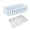 White, variant on Fence Flower Container Rectangular for Potted Plant Hollow Planter Box Courtyard Accessories Accessories