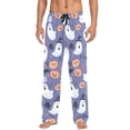 thumbnail image 7 of FORMRS Mens Pajama Pants with Pockets Sleepwear Lounge Bottoms Sizes S-2XL, Blue Cute Halloween, 7 of 7