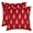 Red, variant on Sm:)e Red Pine Tree Velvet Christmas Throw Pillow Covers 18x18 Inch Set of 2, Gold Foil Print Luxury Decorative Cushion Covers for Sofa Home Decor