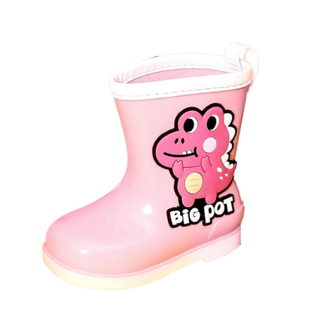 

Baby Soft Sole Non-Slip Shoes Boots Dinosaur Children Boys Baby Girls Shoes Infants Rain Cartoon Waterproof Baby Shoes