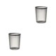 thumbnail image 3 of Inteprter Cubo de basura sin tapa Cubo de basura en forma de rayas Cubos de basura Cesto de basura Gran capacidad para dormitorio Cocina Baño Type4 NO4, 3 of 6