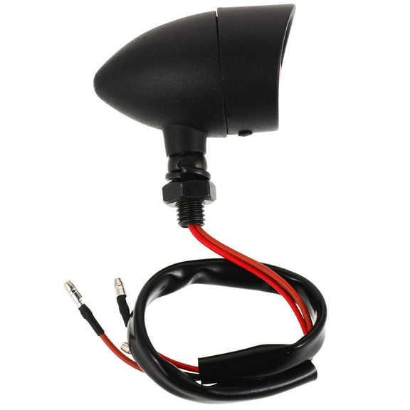 FRCOLOR 1Pack Front Turn Signal Light for Motorcycle with Short Cap Design 35X0.6X0.6In