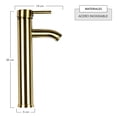 thumbnail image 4 of CNX Mezcladora Monomando Para Lavabo Color Dorado CNX MZM4115, 4 of 5