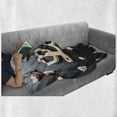 thumbnail image 6 of Almond Blossom Soft Flannel Fleece Throw Blanket, Exotic Wooden Sign Word Love on Greyscale Background, Cozy Plush for Indoor and Outdoor Use, 50" x 60", Charcoal Grey Pale Brown, by Ambesonne, 6 of 6