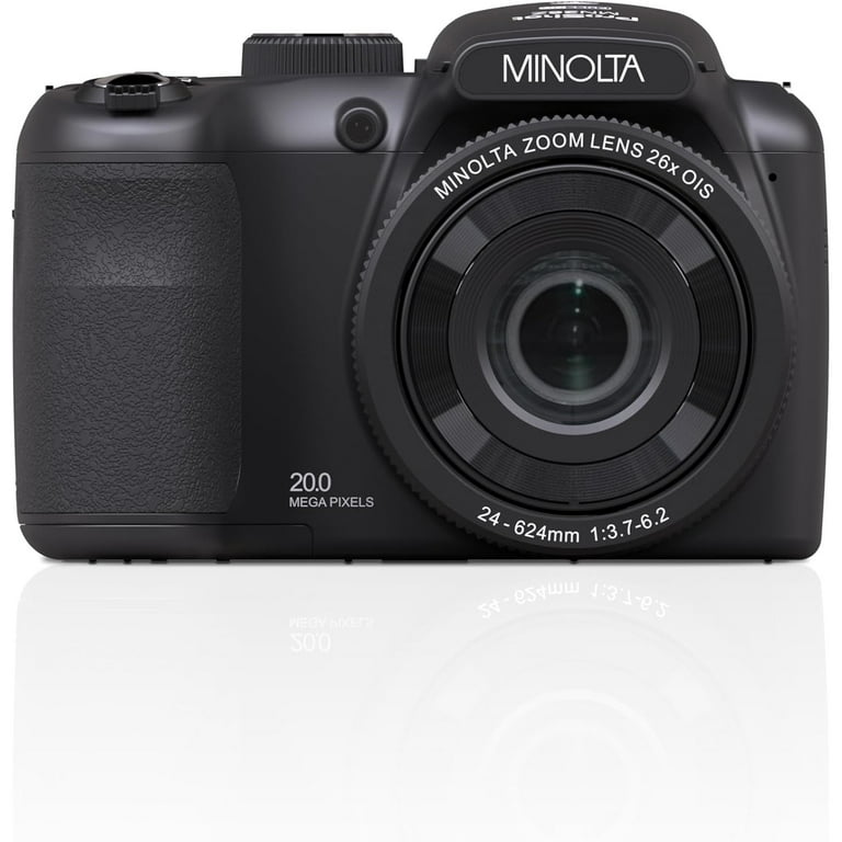 Minolta 20 Mega Pixels 26x Optical Zoom Digital Camera with 1080p