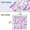 thumbnail image 5 of GZHJMY Set of 6 Lavender Flowers Satin Napkin Square 20 Inches Table Napkins Soft Smooth Decorative Napkins for Wedding Banquet Party Decoration, 5 of 6