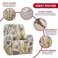 thumbnail image 3 of Recliner Slipcover Stretch Soft Non-slip Reclining Chair Cover Fashion Single Seat Sofa Couch Cover Decorative Furniture Protector, 3 of 10