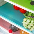 thumbnail image 4 of Zeus 4Pcs Refrigerator Pad Anti Slip Kitchen Supply EVA Cuttable Refrigerator Pad Mat for Cabinets, 4 of 7