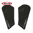 thumbnail image 2 of Black Gas Fuel tank Side pads Protector Knee Grip Traction Compatible with Suzuki GSXR600 GSXR750 2011-2022, 2 of 4