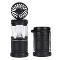thumbnail image 1 of Outdoor LED Lanterns, Collapsible Camping Lantern with Fan, Bright Battery Powered Hanging Lanterns for Camping Hiking, 1 of 5