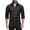 Black, variant on Men’s Long Sleeve Lapel Solid Color Denim Shirt Jacket Casual Spring Autumn Top