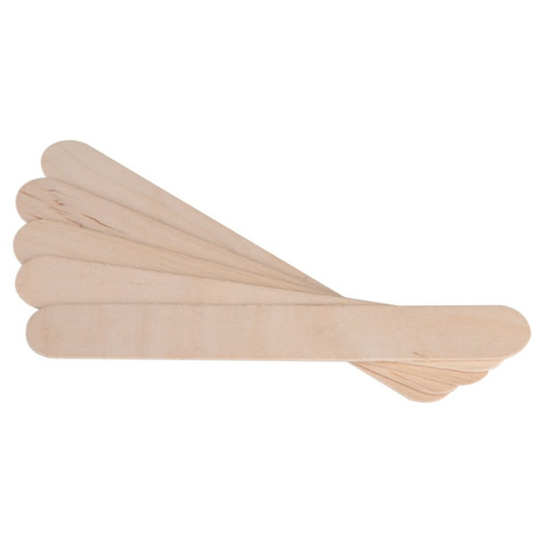 Aplicador de espátula de cera aplicador de cera espátula de depilación Craft Sticks Craft aplicador espátula 100 piezas/bolsa ANGGREK Otros