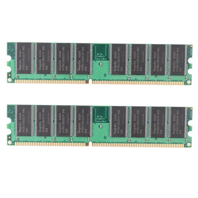 2X DDR 1 GB PC Memoria Ram DDR1 PC de escritorio 3200 400 MHz 184 pines Módulo de memoria de computadora sin ECC