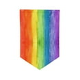 thumbnail image 6 of Abstract Striped Rainbow Garden Flag Double Sided Flags with Vivid Color for Yard Lawn Garden Decor 12.5 x18 Inch Square, 6 of 7