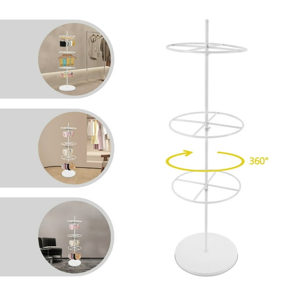 Rotatable Round Dispaly Rack, Round Clothing Rack, Metal Clothes Hanging Rack