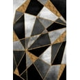 thumbnail image 2 of Vidal, Alicia 13x18 Black Ornate Wood Framed with Double Matting Museum Art Print Titled - Black Geo Abstracted, 2 of 4