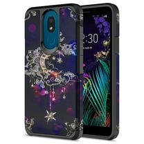 LG Arena 2 Case, LG Escape Plus Case, LG Journey LTE Case, LG Tribute Royal Case, Kaesar Hybrid Graphic Fashion Cute Colorful Slim Cover Armor Case for LG K30 2019 (Wiccan)
