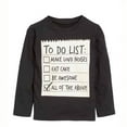 thumbnail image 2 of Boys Clothes Set 3-7 Years Old,2Pcs Kids Toddler Boy Autumn Winter Handsome Black Blouse+Gray Casual Pants Outfit, 2 of 6