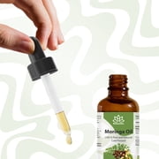 Moringa Seed Oil (Ben Oil / Moringa Oleifera) – Pure Cold-Pressed Natural Oil for Skin & Hair by Relaxcation | 0.5 fl oz
