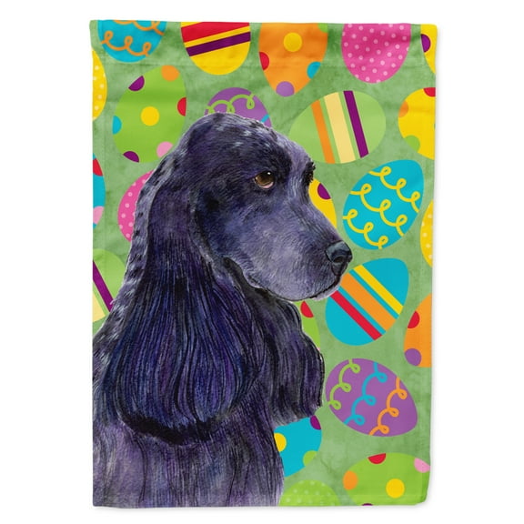 Carolines Treasures SS4816-FLAG-PARENT Cocker Spaniel Easter Eggtravaganza Flag multicolor