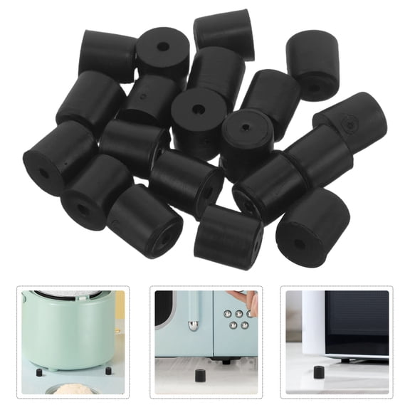 HEMOTON 20PCS Rice Cooker Rubber Foot Plug Cooker Feet Rice Cooker Parts Cooker Replacement Bumpers Cooker Feet Rice Cooker Bottom Feet Home Rice Cooker Bumpers
