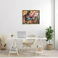 thumbnail image 2 of Stupell Industries Big City Music Piano Cubism Painting Metallic Gold Floating Framed Canvas Print Wall Art, Design by Paul Brent, 2 of 8