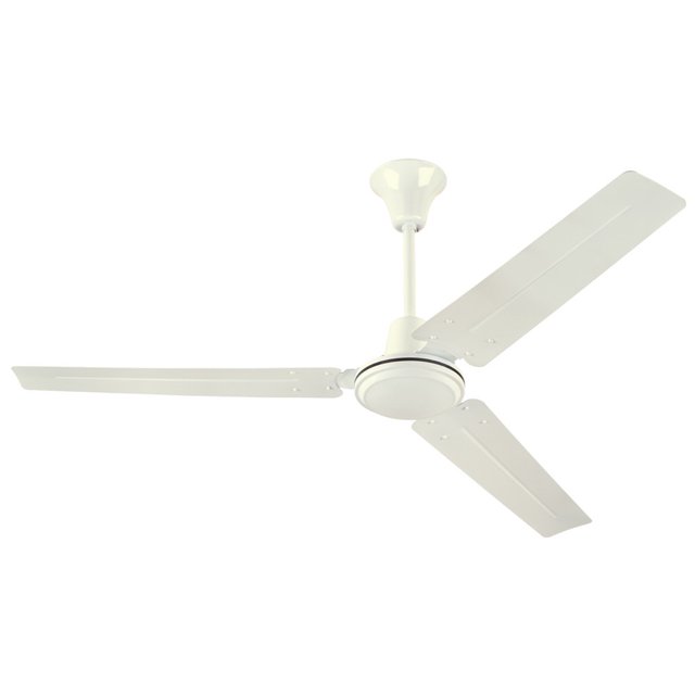 Westinghouse Lighting 7840900 Industrial 56-Inch Three-Blade Ceiling Fan with J-Hook Installation System, White