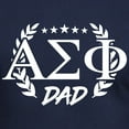 thumbnail image 3 of CafePress - Alpha Sigma Phi Greek Dad White T Shirt - Men's Fitted T-Shirt, 3 of 4